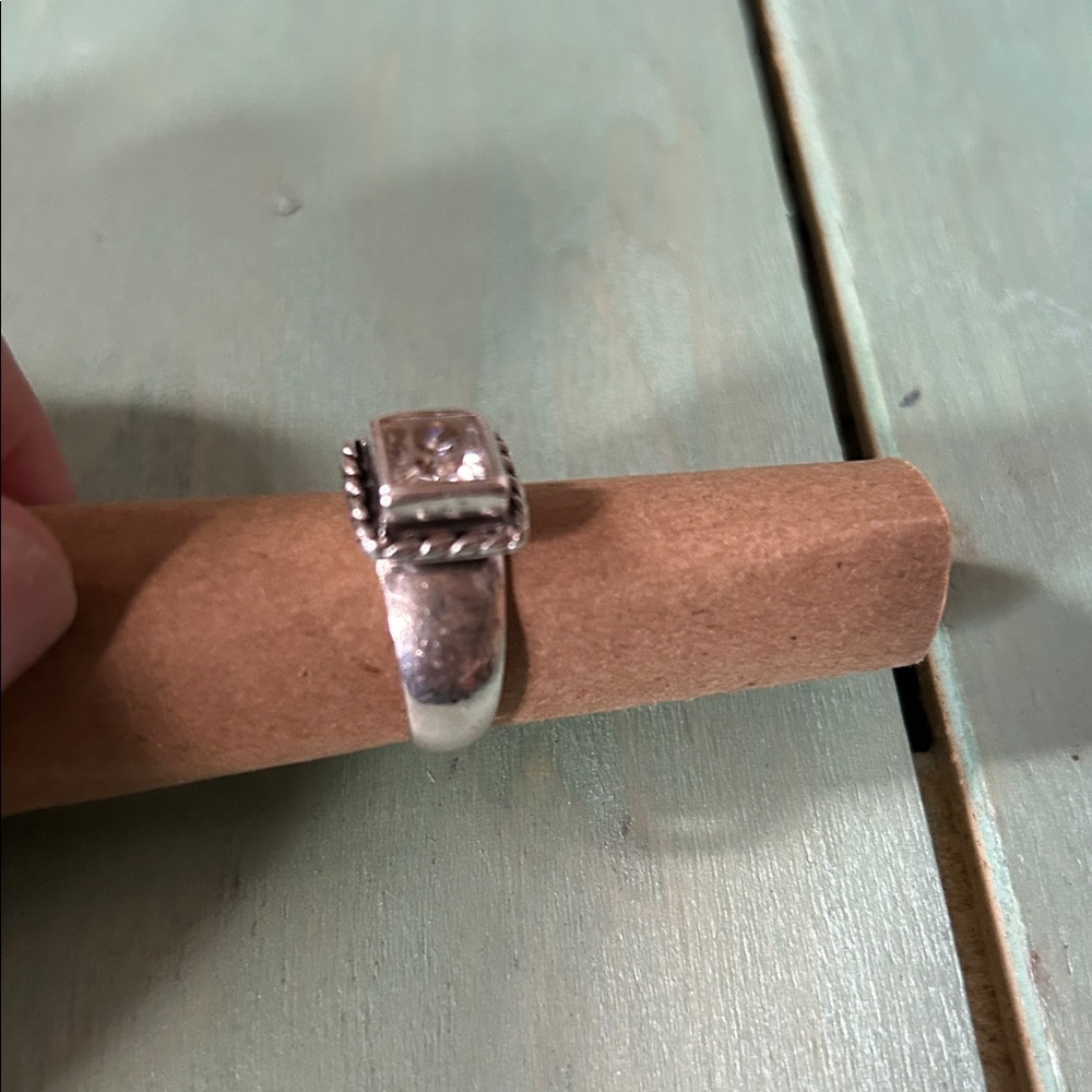 Silpada Sterling Silver Ring With Square Gemstone - image 2